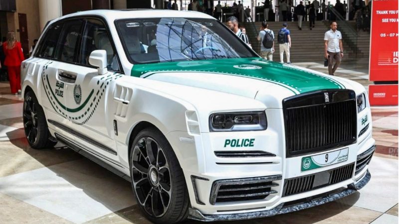 Dubai Police Adds Ultra-Luxury Rolls-Royce Cullinan Mansory to Its Fleet